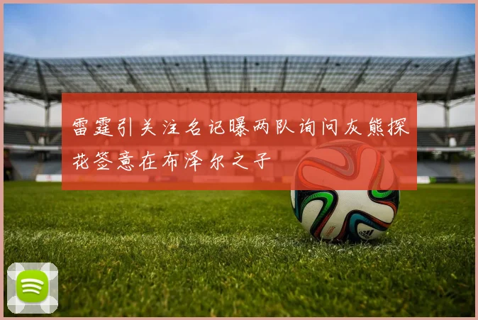 雷霆引关注名记曝两队询问灰熊探花签意在布泽尔之子